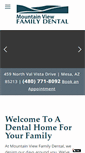Mobile Screenshot of mountainviewfamilydentistry.com