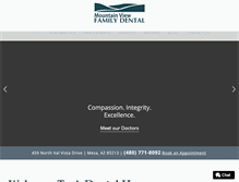 Tablet Screenshot of mountainviewfamilydentistry.com